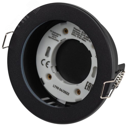 Светильник встраиваемый влагозащищенный KL95 SBK GX53 IP44 черный - фото 7