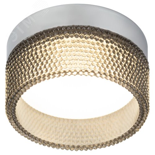 Светильник встраиваемый под лампу GX53 DK97 CH/BK хром черный - фото 2