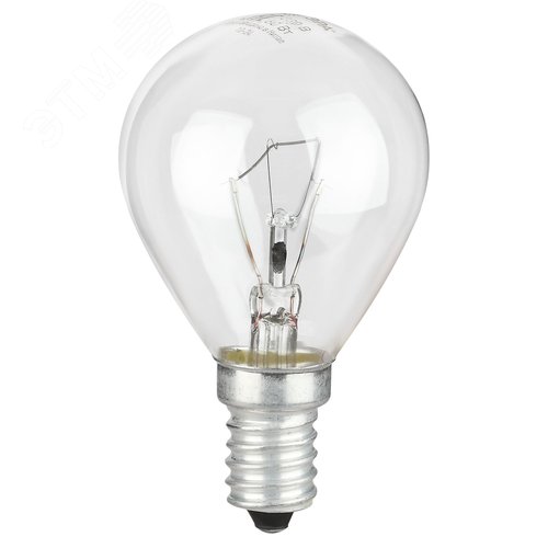 Лампа накаливания P-60-E14-230-CL 60Вт 230В шар прозрачный цветная коробка Е14 - фото 2