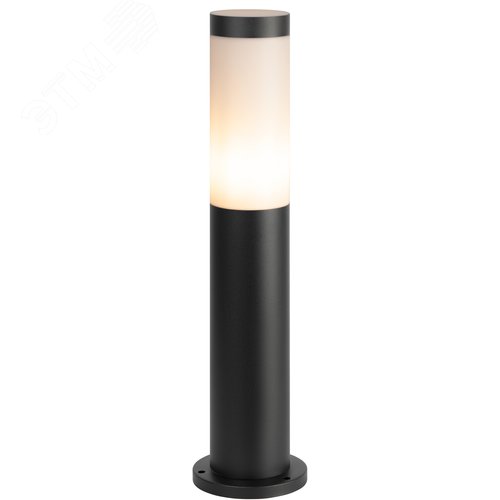 Светильник уличный напольный 230В Е27 IP54 черный с розеткой «Беллона» GBF-103-1-BL-0450 - фото 1