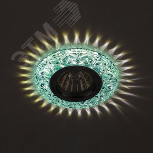 Светильник точечный DK LD4 BL/WH декор cо светодиодной подсветкой MR16, голубой - фото 3