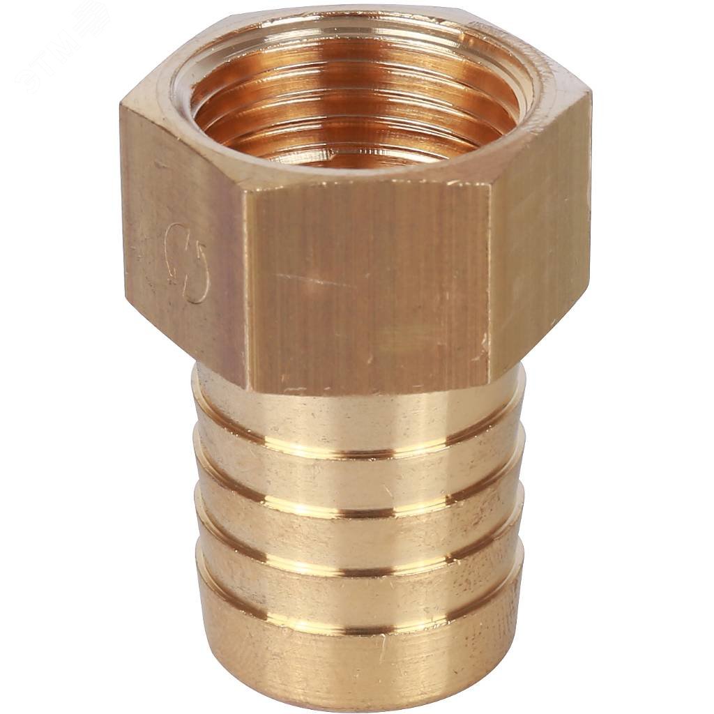 Изображение товара Штуцер ВР 1/2X20 из латуни для трубопроводных систем Италия