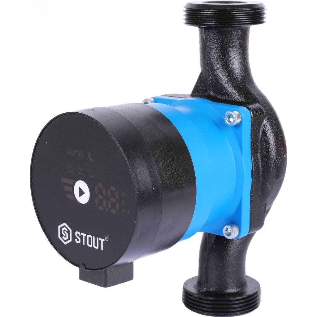 Изображение товара Насос циркуляционный mini pro 25/40-180 от STOUT для систем отопления и водоснабжения