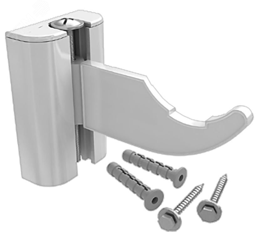 Изображение товара Комплект регулируемых кронштейнов для радиаторов STOUT 2 шт надежное крепление