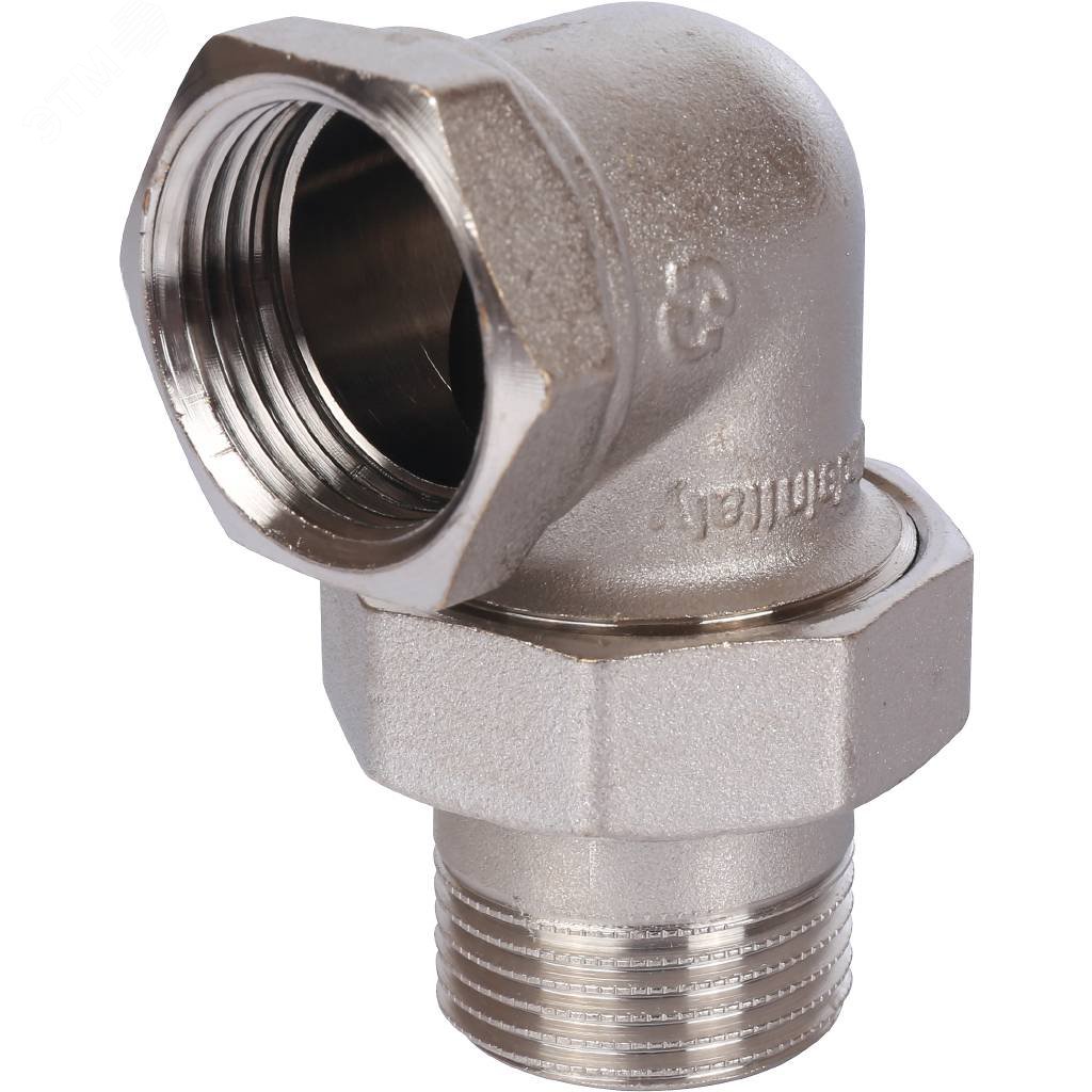 Изображение товара Сгон разъемный ВН 1' угловой (американка), никелированный (шт)