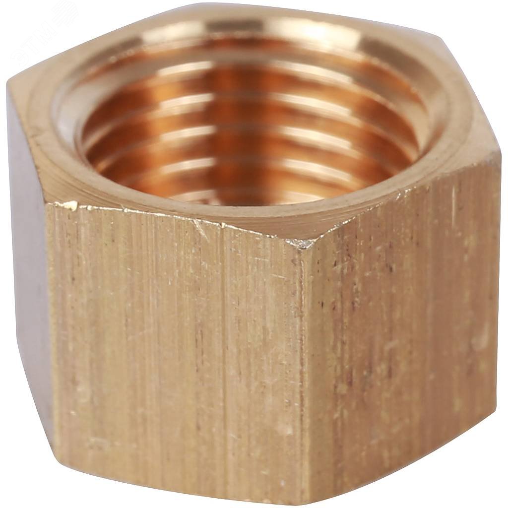 Изображение товара Заглушка ВР 1/4 из латуни для трубопроводов отопления и водоснабжения
