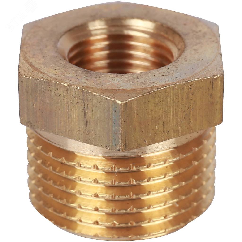 Изображение товара Футорка 3/8X1/8 для труб водопроводных систем из латуни