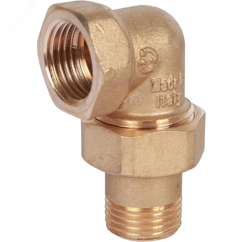 Изображение товара Соединение разъемное угловое 'американка' ВН 1/2' (шт)