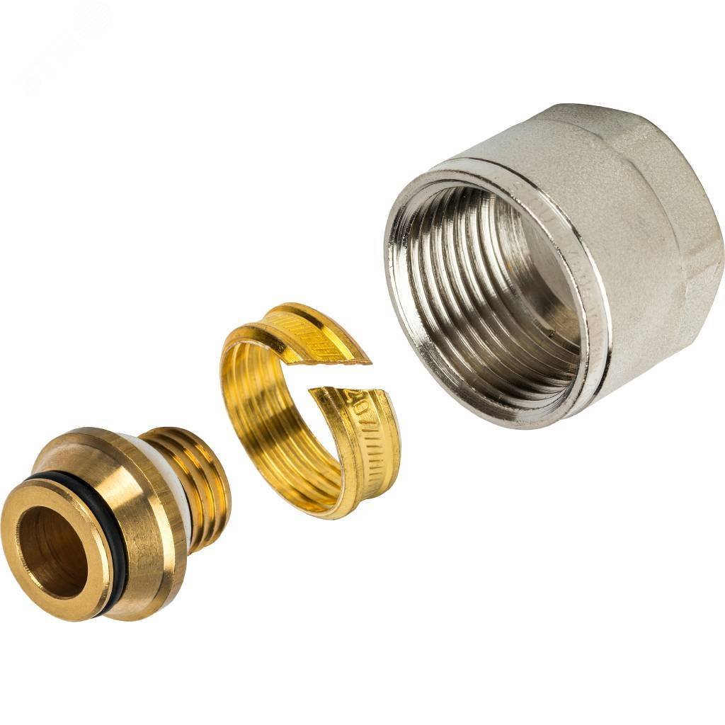 Изображение товара Фитинг компрессионный для труб PEX-AL-PEX 20х2,0х3/4 (шт)