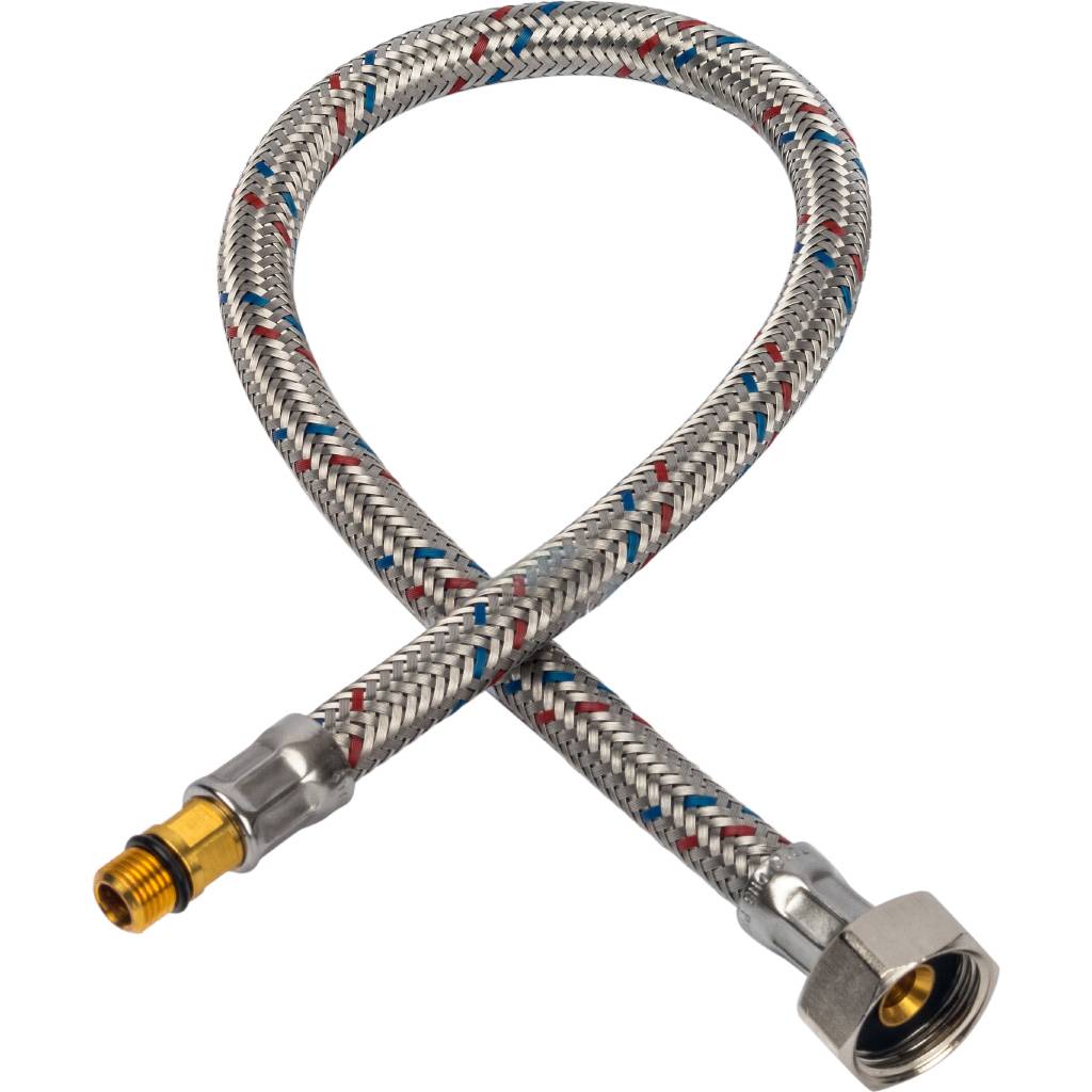 Подводка гибкая для воды  M10 (18мм)хВР 1/2', длина 1000 мм