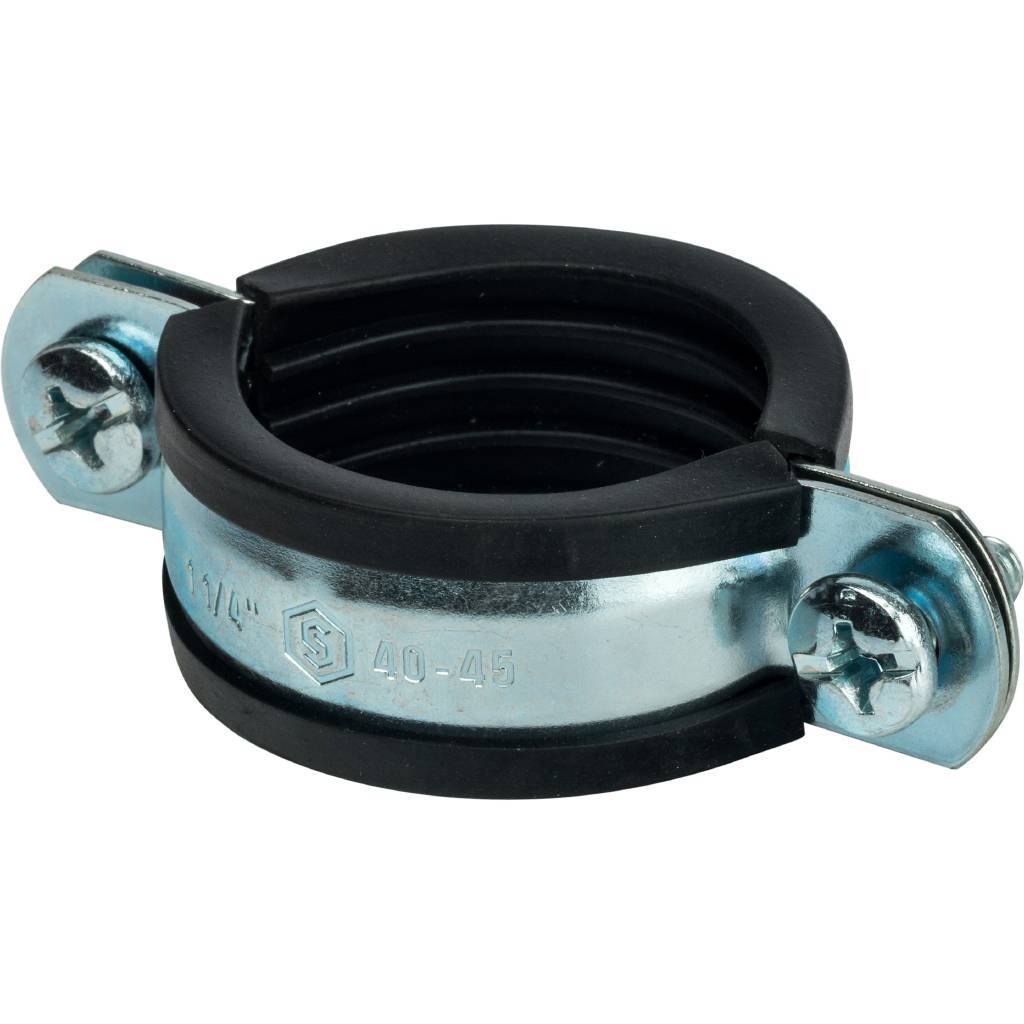 Хомут для труб с гайкой 1 1/4' (40-45)