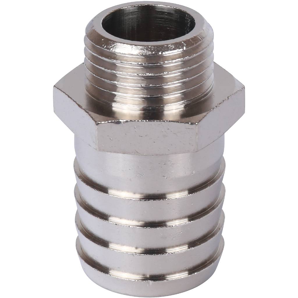 Штуцер НР никелированный 1/2'x25