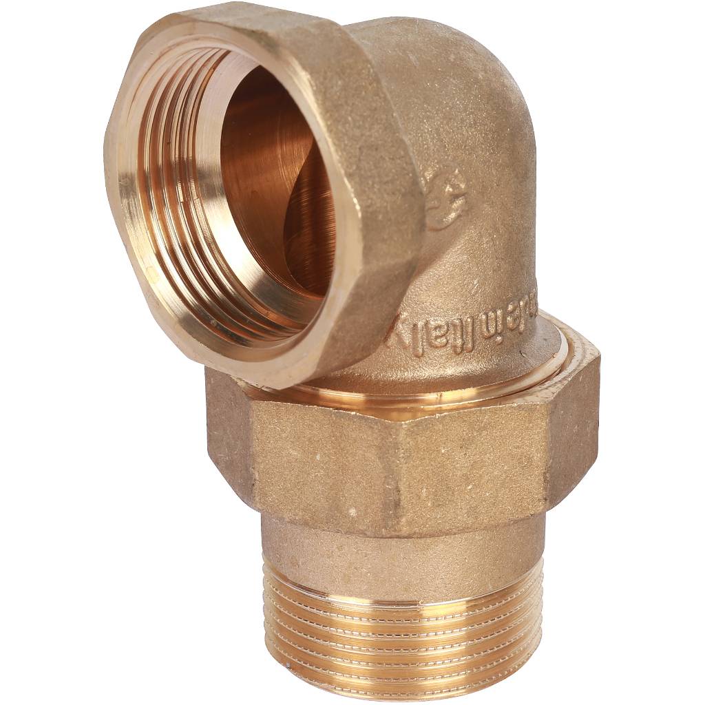 Соединение разъемное угловое 'американка' ВН, уплотнение под гайкой o-ring кольцо 1'1/4