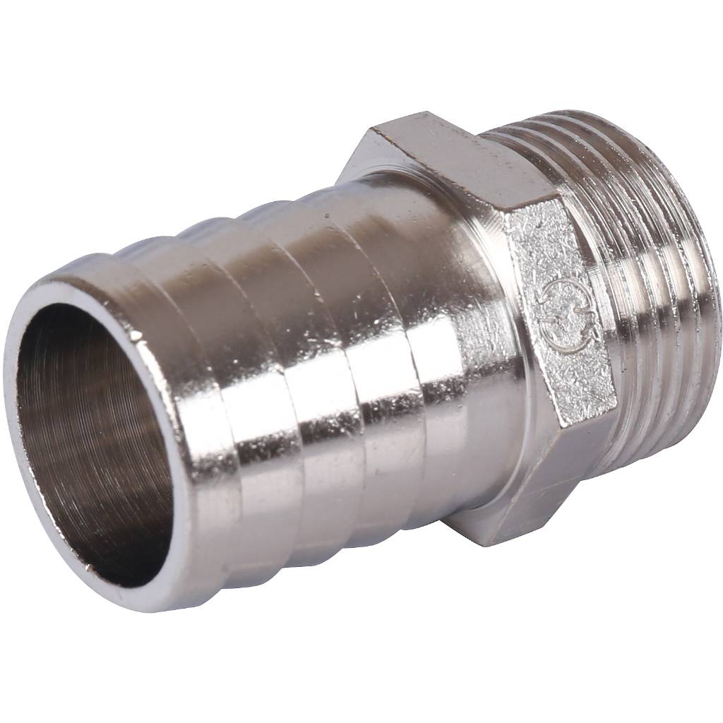 Штуцер НР никелированный 3/4'x25