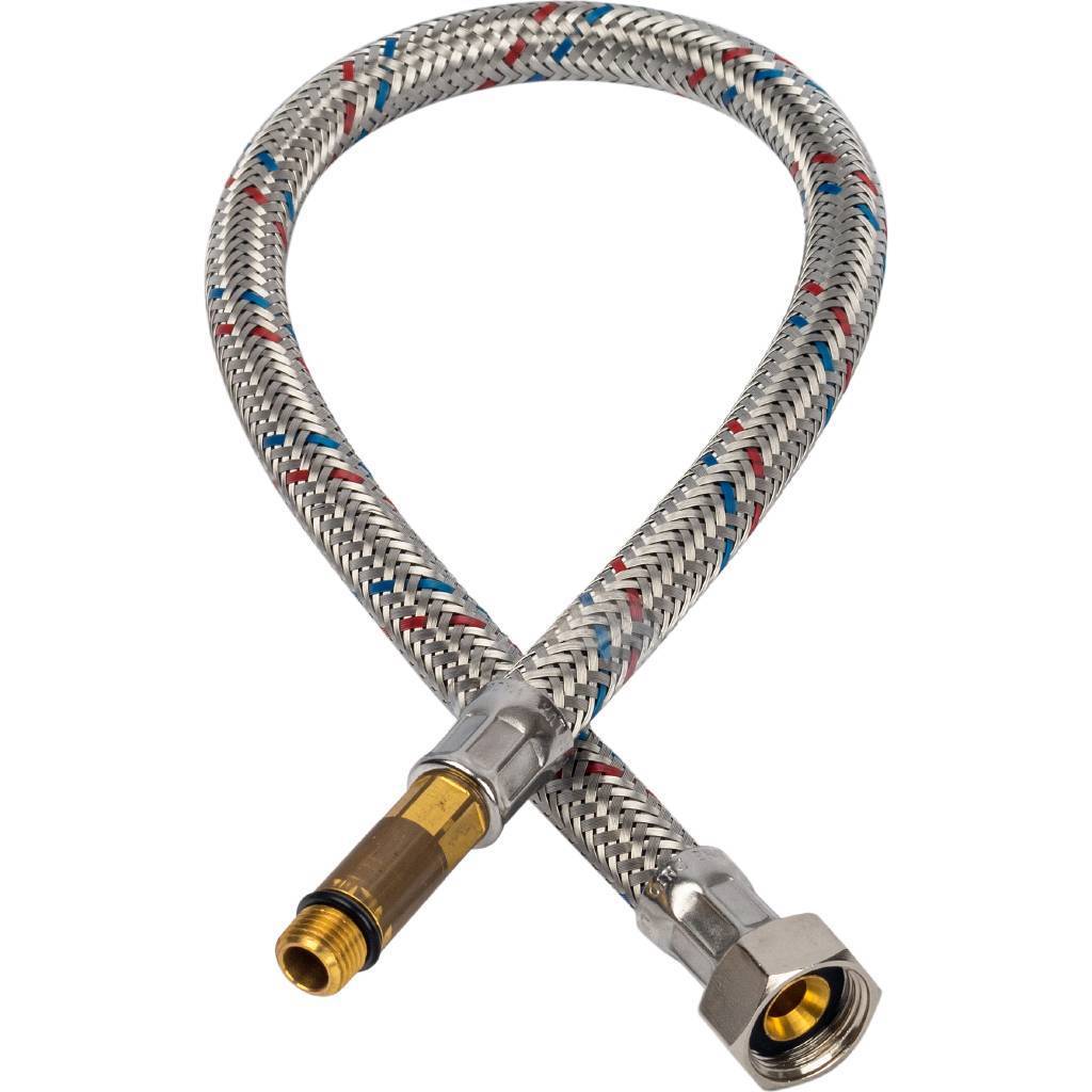 Подводка гибкая для смесителя М10x35 - 3/8' ВР длина 50 см