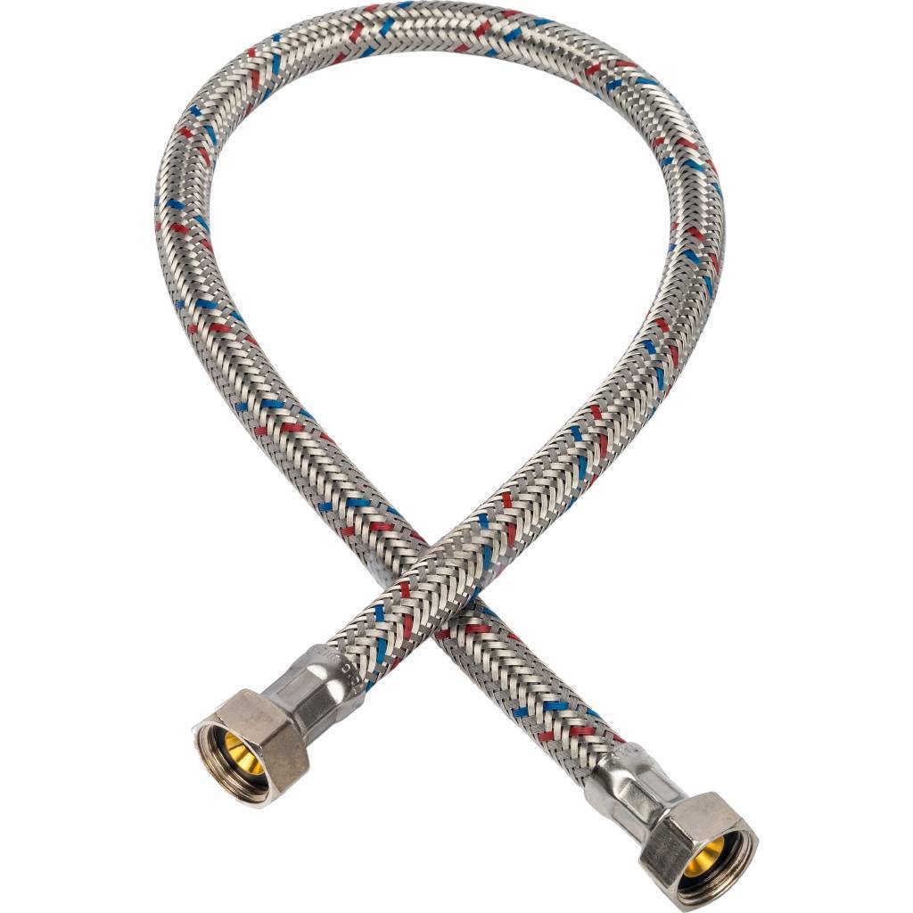 Подводка гибкая для воды 3/8' ВВ длина 60 см