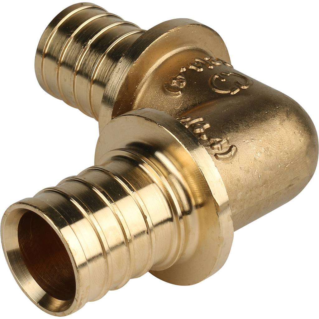 Угольник 16 90 град. аксиальный, латунный