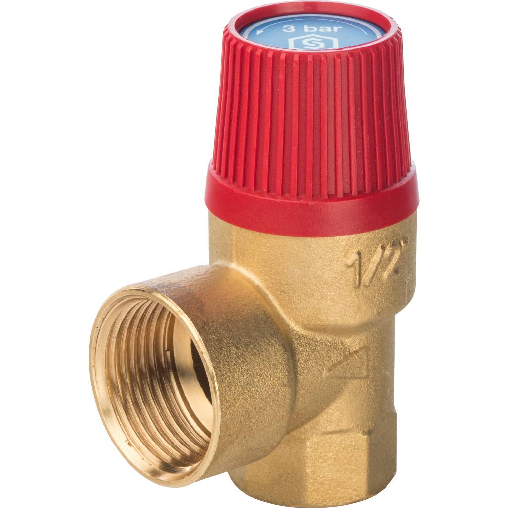 Клапан предохранительный 3/4x1/2' для систем отоплния 3 бар