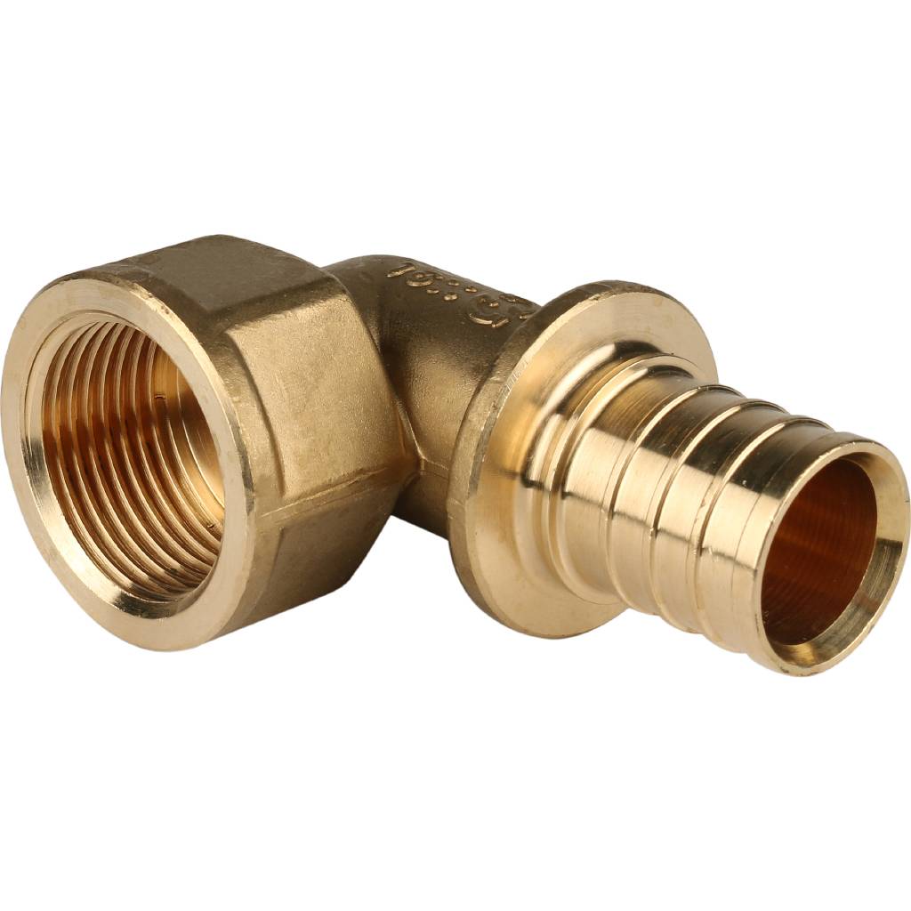 Угольник 32х1'ВР переходной с внутренней резьбой, аксиальный, латунь