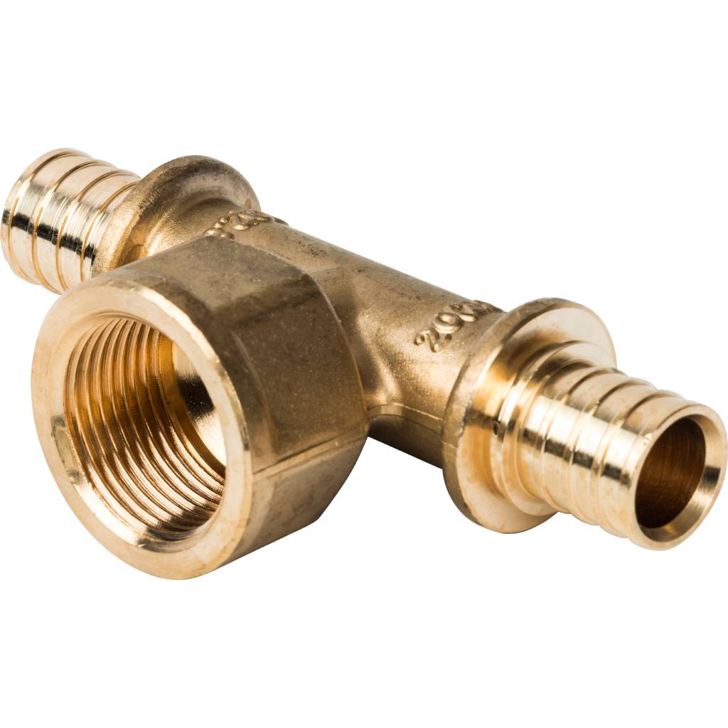 Тройник 20х3/4'Вх20 переходной с внутренней резьбой, аксиальный