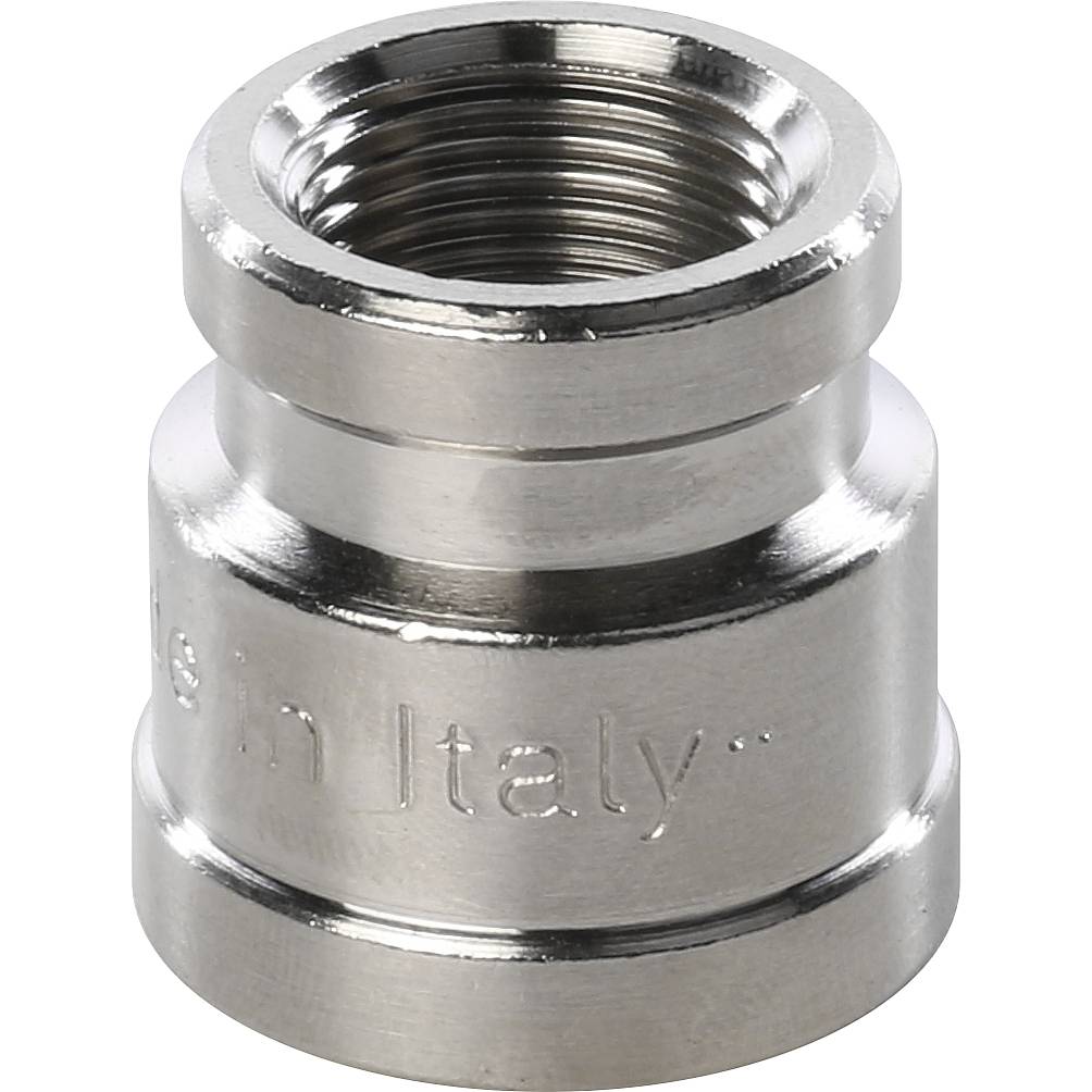 Муфта ВВ 1/2'х3/8' переходная, никелированная