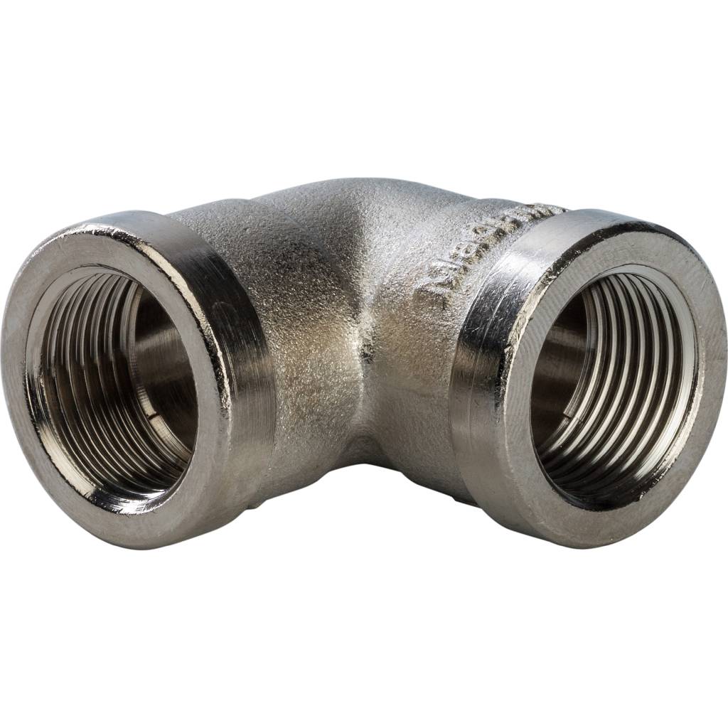 Угольник ВВ 3/8' никелированный