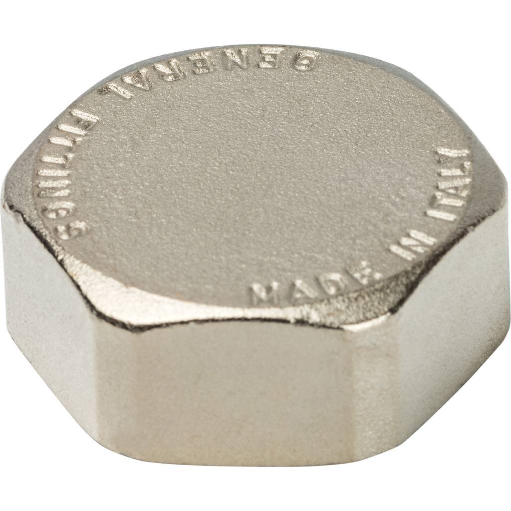 Заглушка ВР никелированная 1'