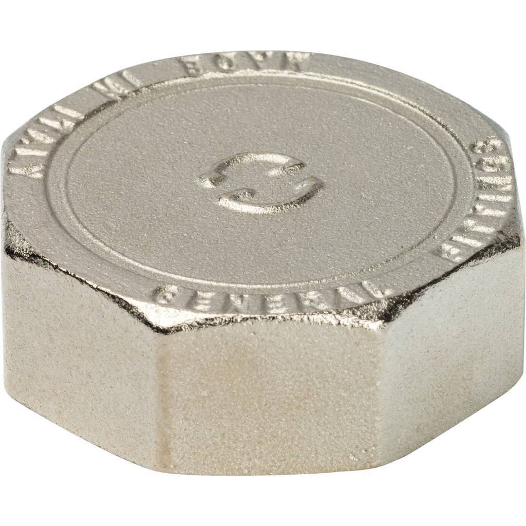 Заглушка ВР никелированная 1'1/2