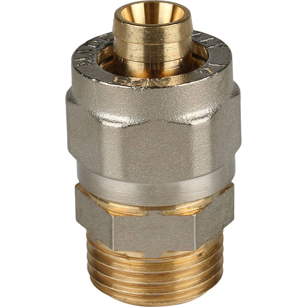 Переходник с наружной резьбой 1/2'х16 для металлопластиковых труб винтовой