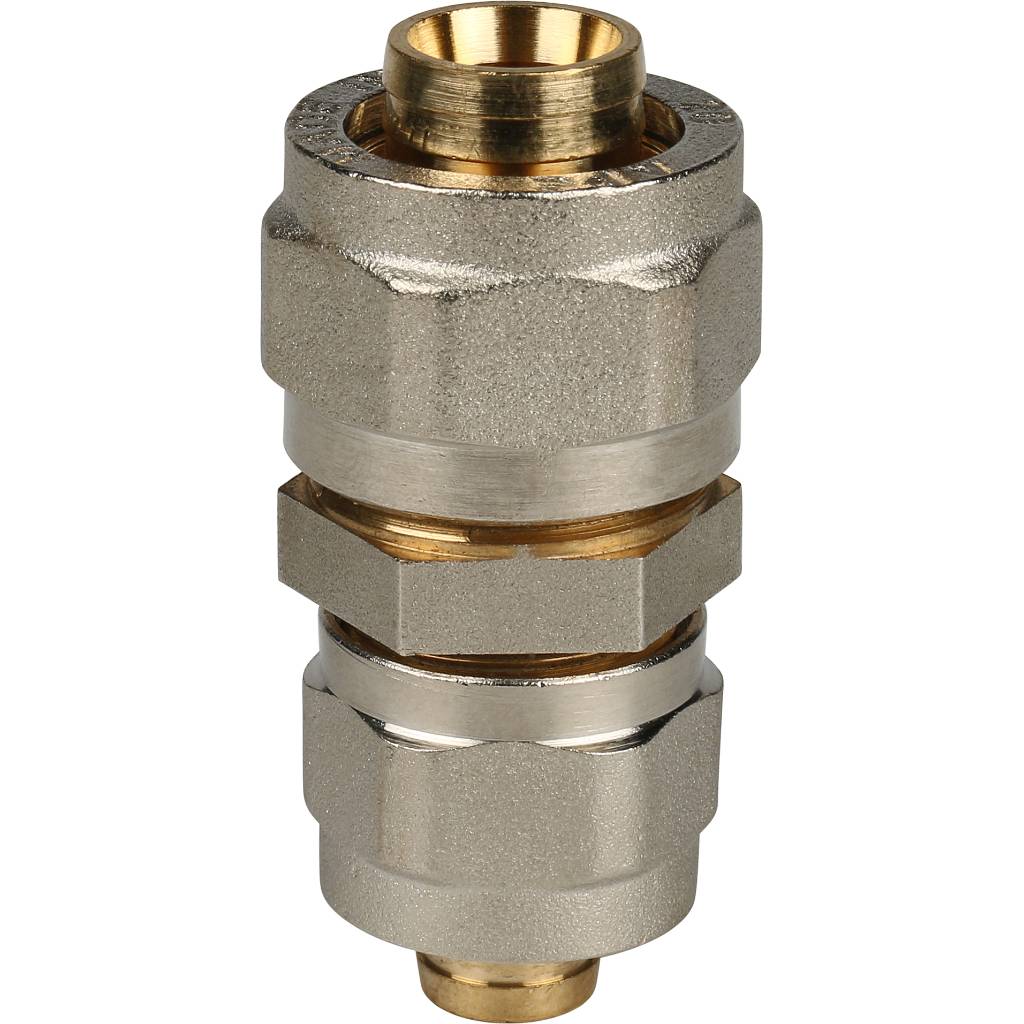 Муфта соединительная переходная 20x16 для металлопластиковых труб винтовой