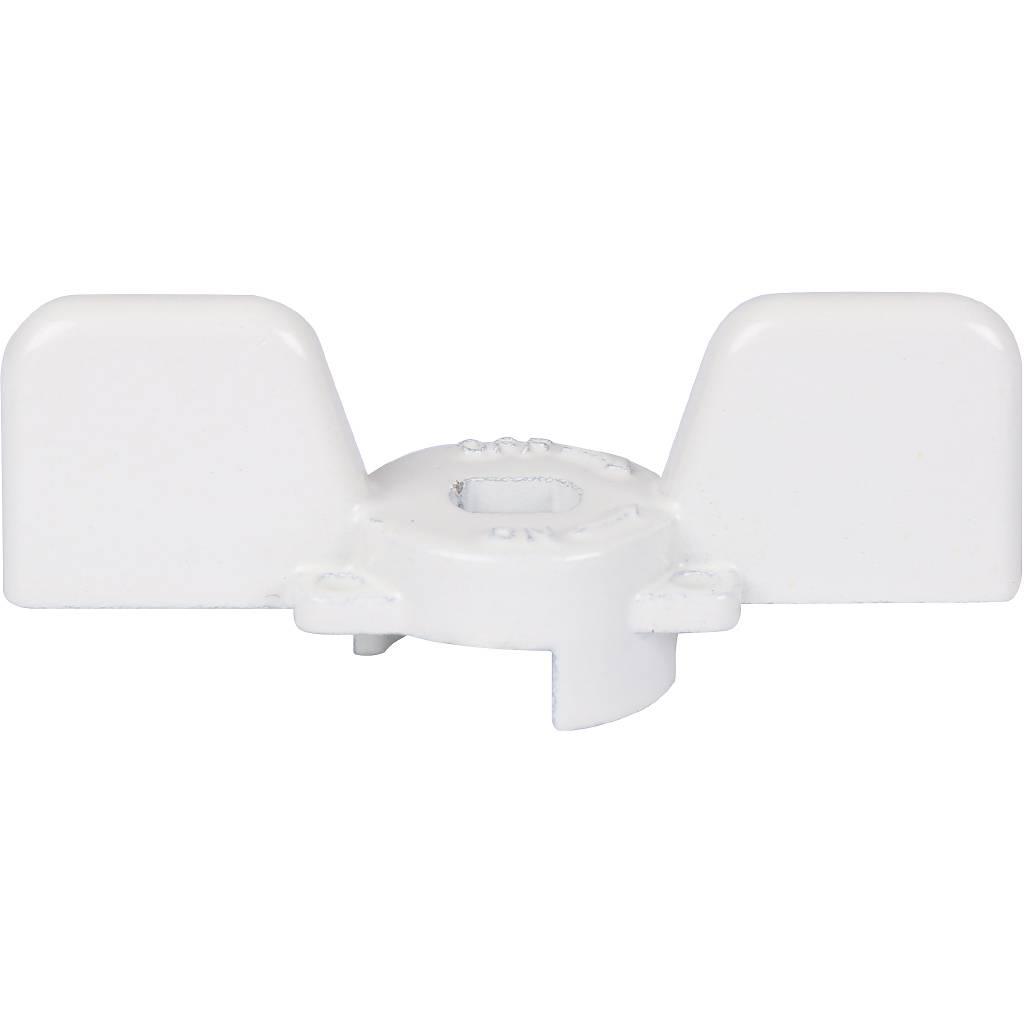 Ручка-бабочка для шарового крана 1/2'-3/4' белая