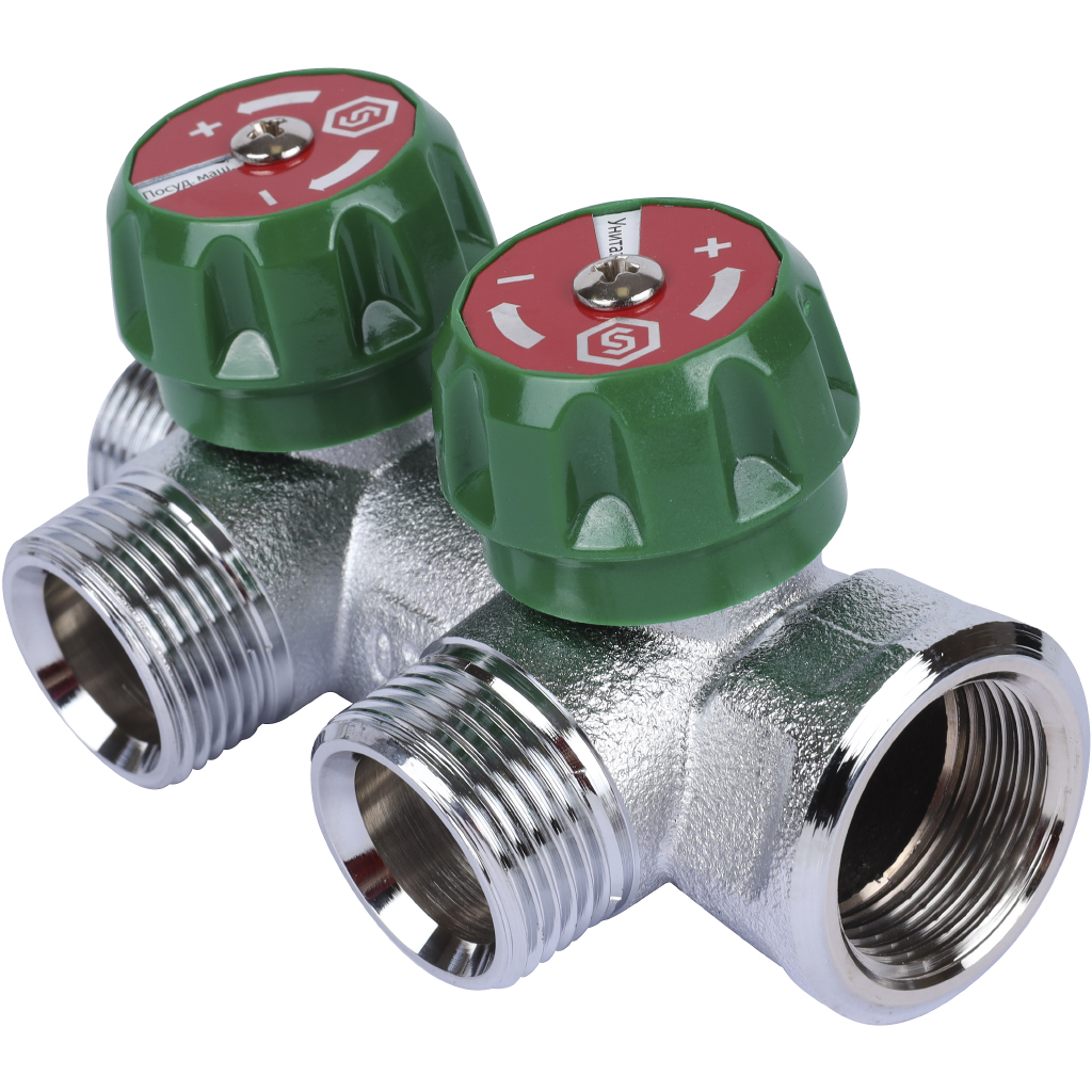 Коллектор распределительный 3/4'x2 выхода 3/4' ЕК