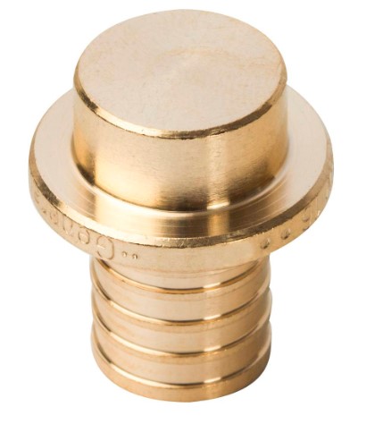 Заглушка 20 аксиальная латунь