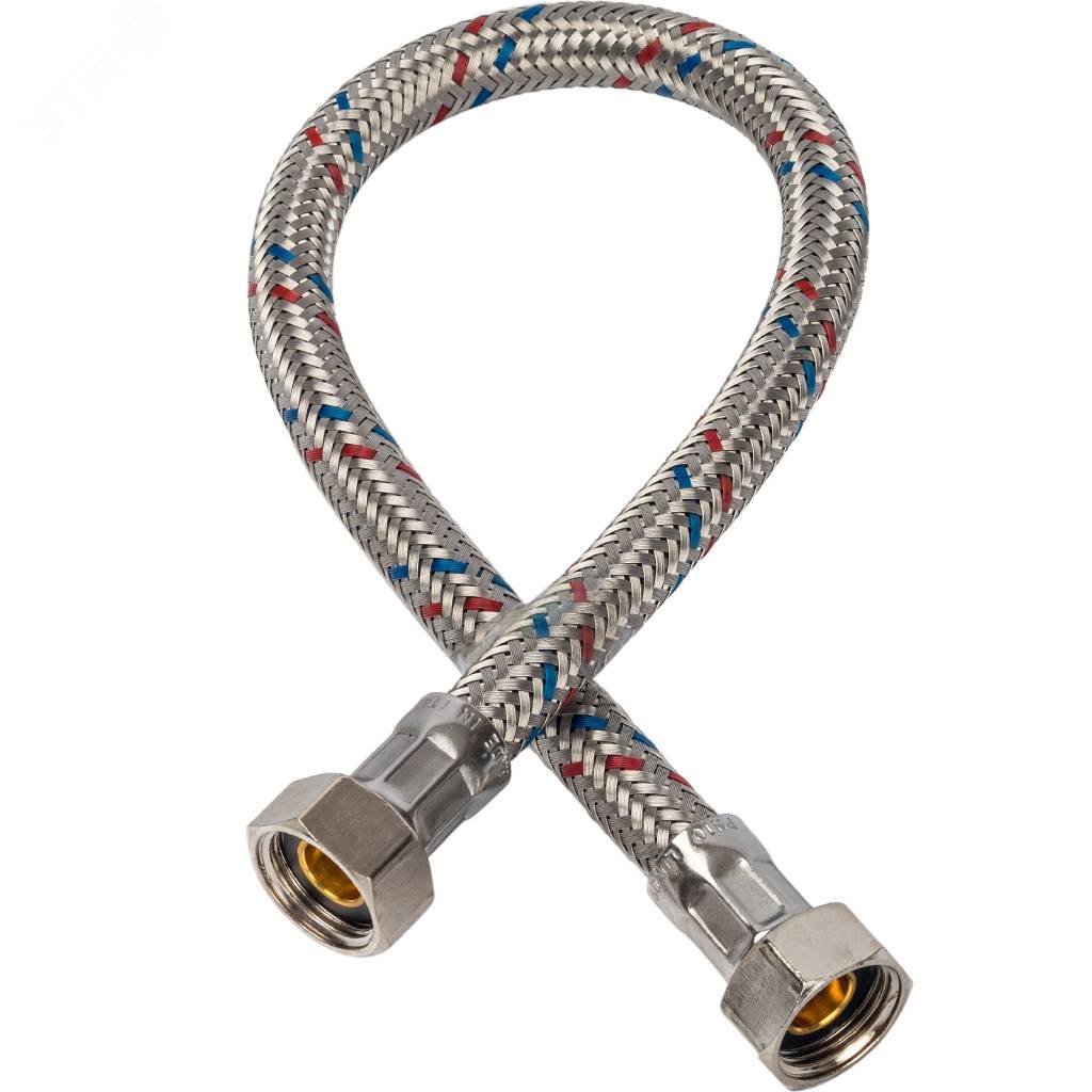 Изображение товара Гибкая подводка для воды 3/8' ВВ длина 40 см