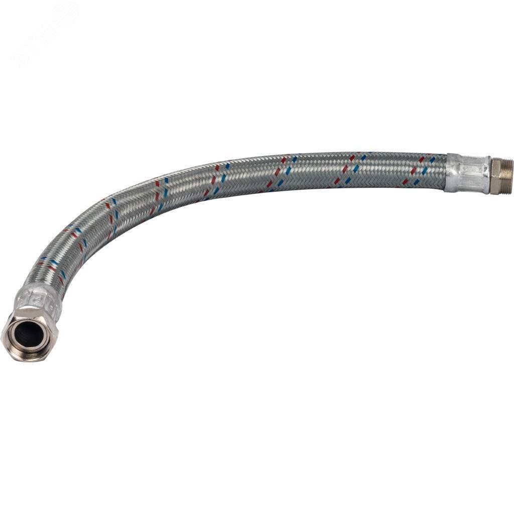Изображение товара Гибкая подводка для воды 1 1/4 ВН длина 80 см из нержавейки Италия