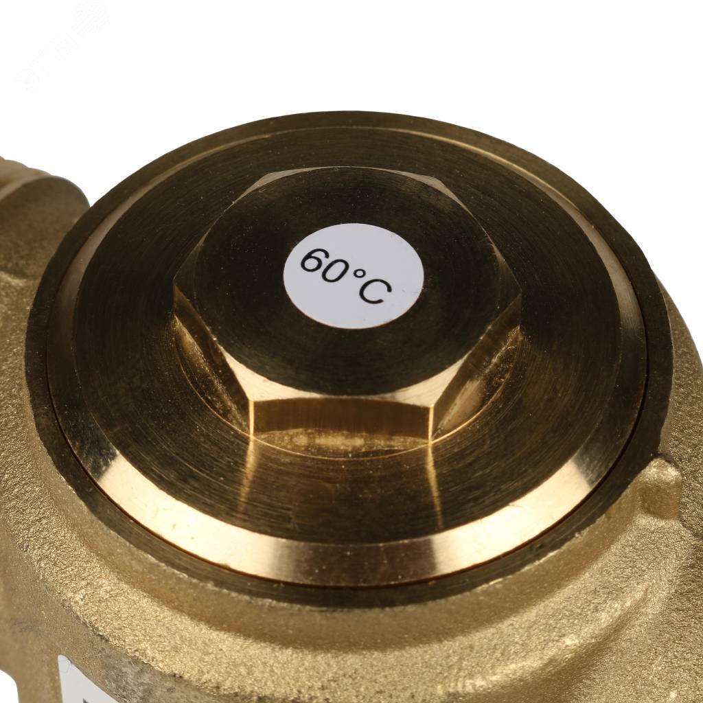 Клапан термостатический смесительный G 1 1/4' НР 60гр SVM-0030-325506 STOUT - превью 6