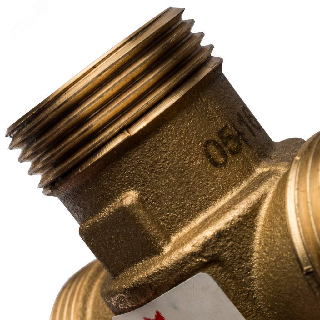 Клапан термостатический смесительный G 1'M-G 1 1/2'F-G 1'M 70гр SVM-0050-327007 STOUT - превью 5