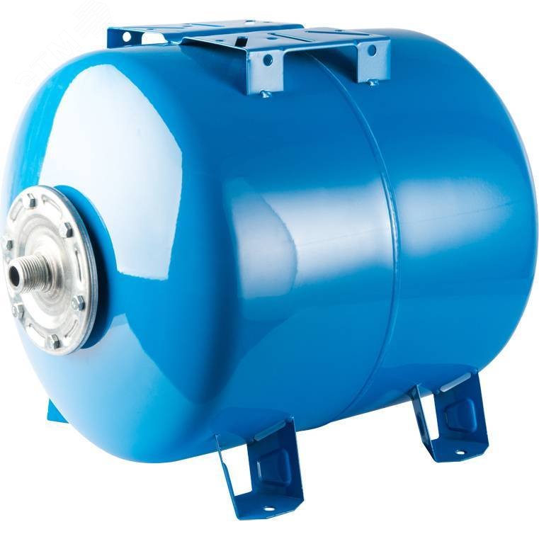 Гидроаккумулятор 200 л. горизонтальный (цвет синий) STW-0003-000200 STOUT - превью