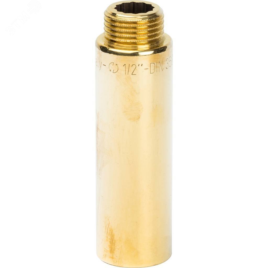 Изображение товара Удлинитель 1/2 х 80 мм латунь для систем водоснабжения и отопления STOUT