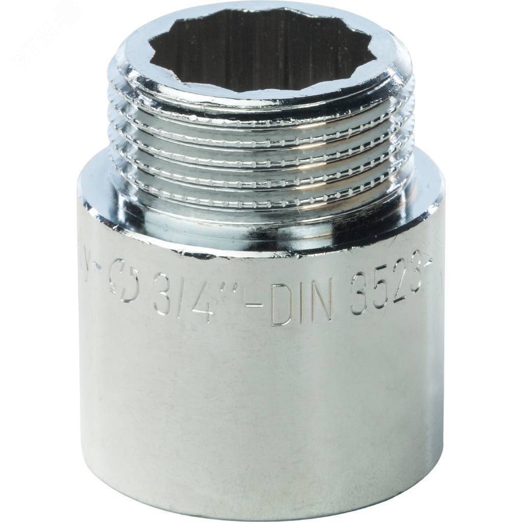 Изображение товара Удлинитель НВ 3/4'x25 мм из хромированной латуни