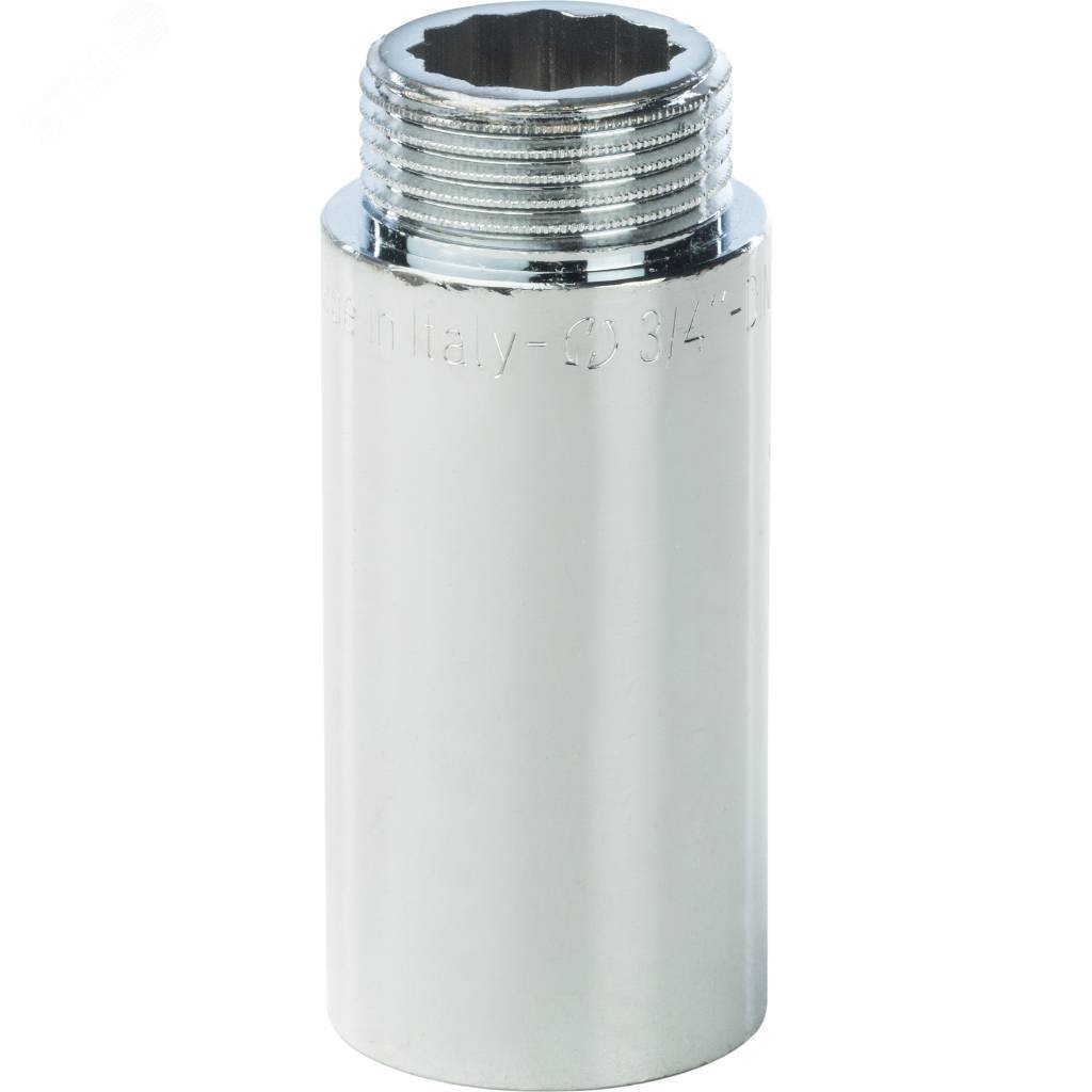 Изображение товара Удлинитель НВ 3/4'x60 мм хромированный фитинг для водоснабжения и отопления