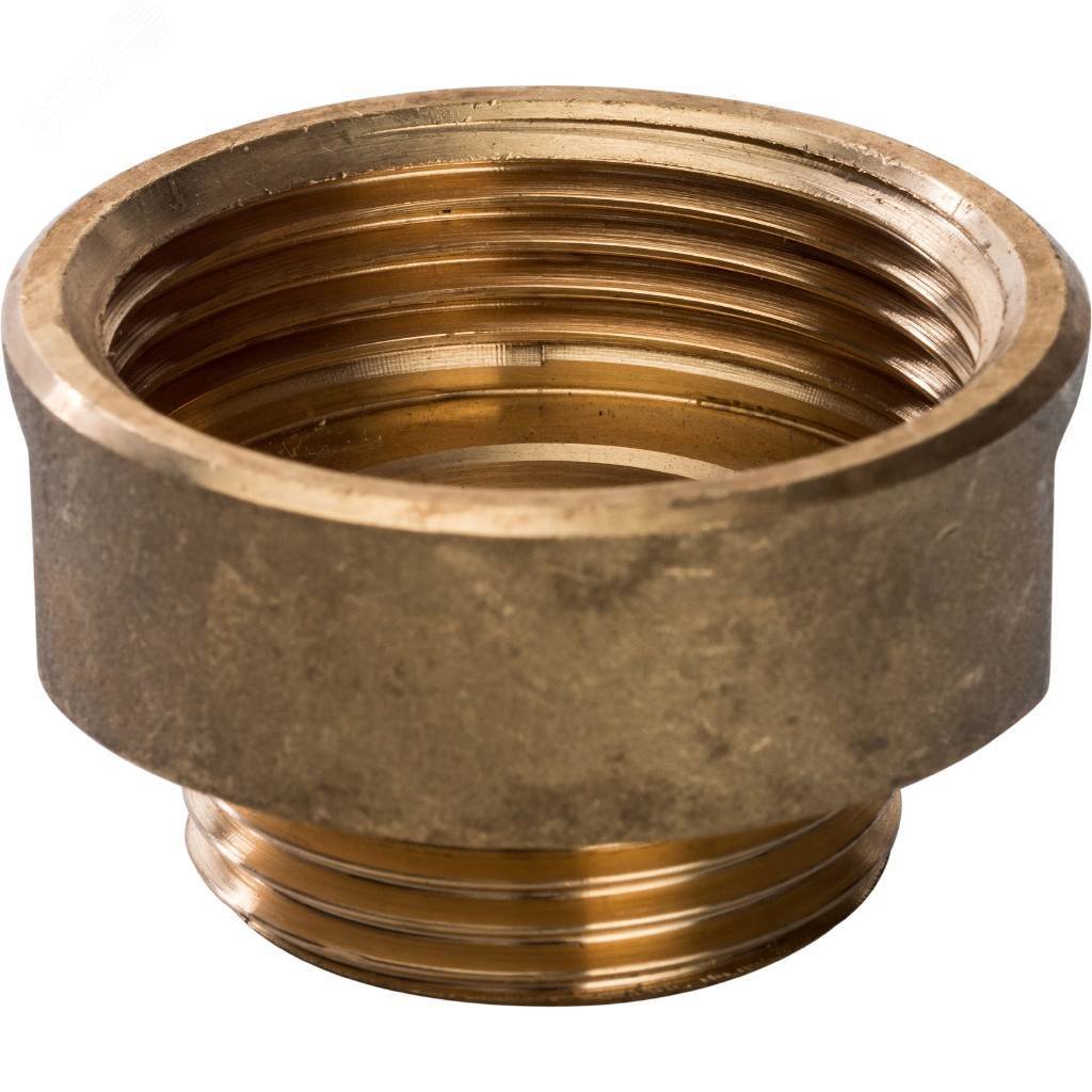 Изображение товара Переходник ВН 2x1 дюйм латунь STOUT для водоснабжения и отопления