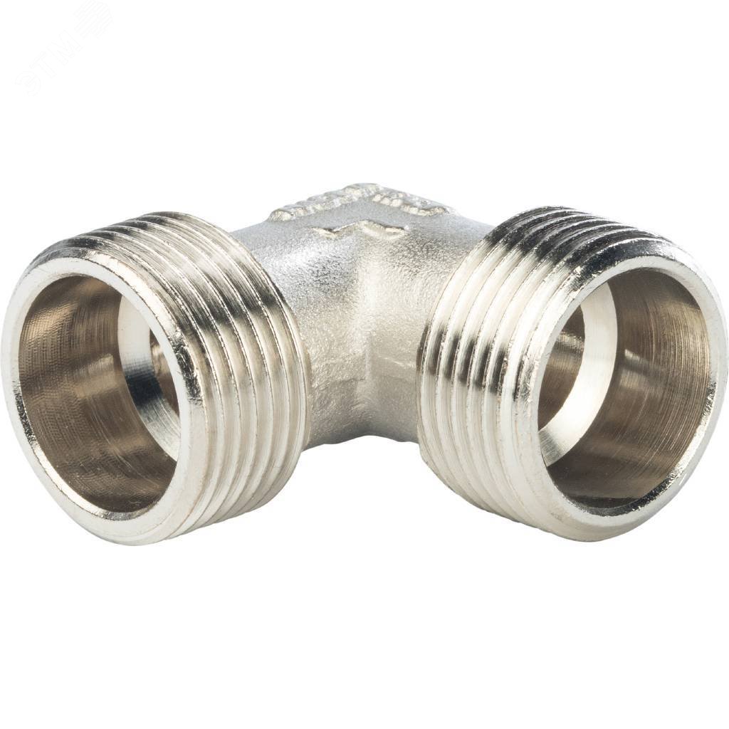 Изображение товара Угольник НН 3/4' никелированный STOUT для водоснабжения