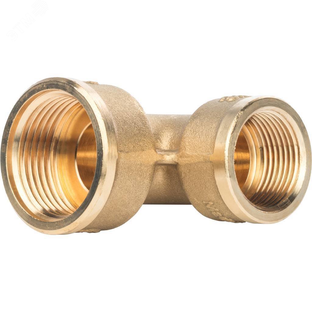 Изображение товара Угольник ВВ 1'x3/4 дюйма латунный для водоснабжения и отопления