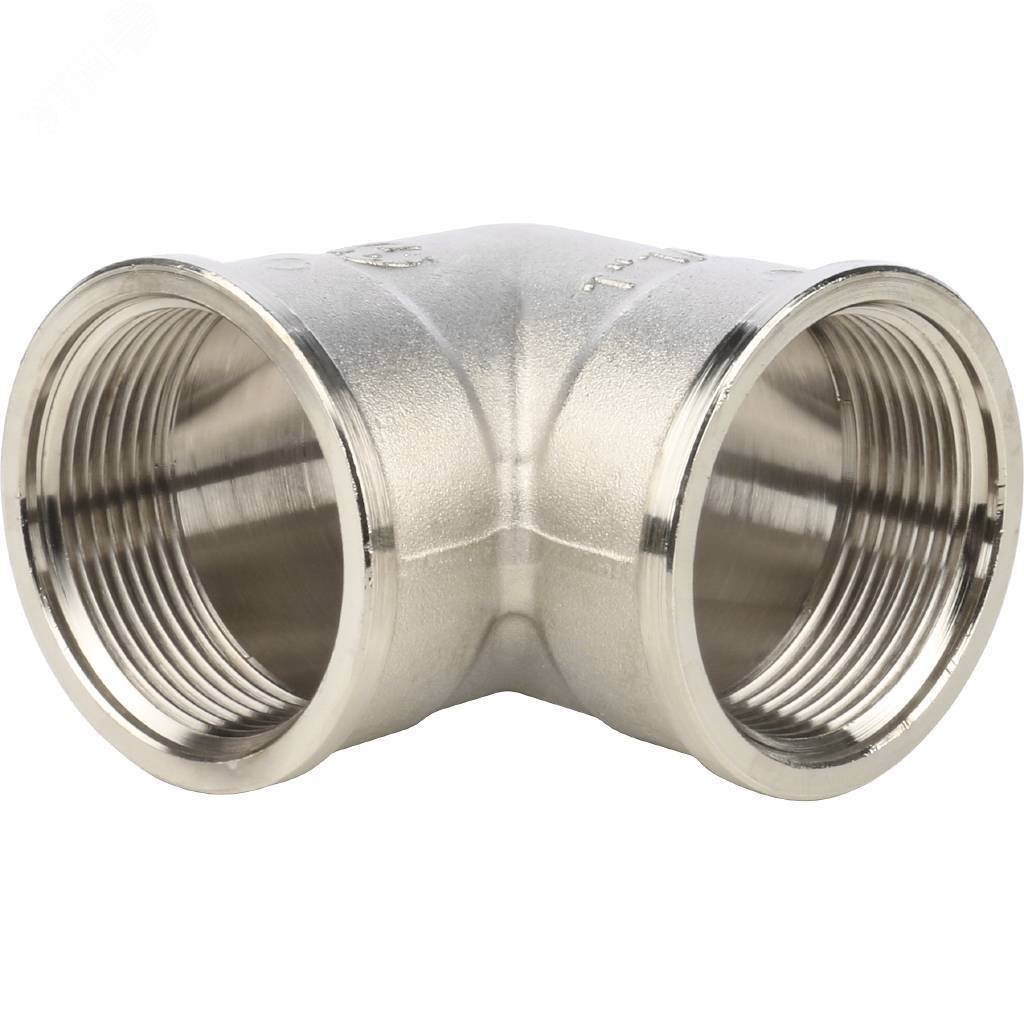 Изображение товара Угольник ВВ 1'1/2 никелированный фитинг для систем водоснабжения и отопления