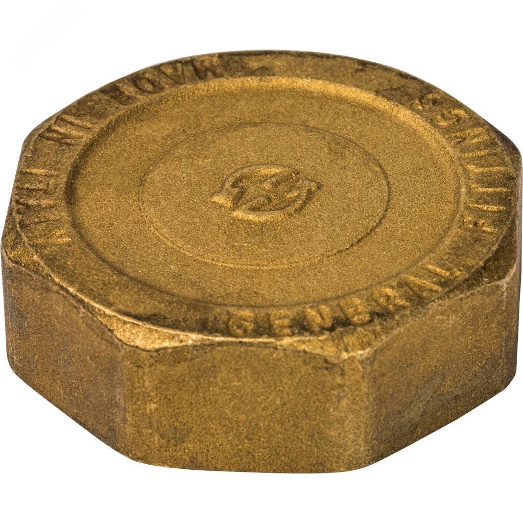 Изображение товара Заглушка ВР 2' для труб из латуни высокого качества Италия