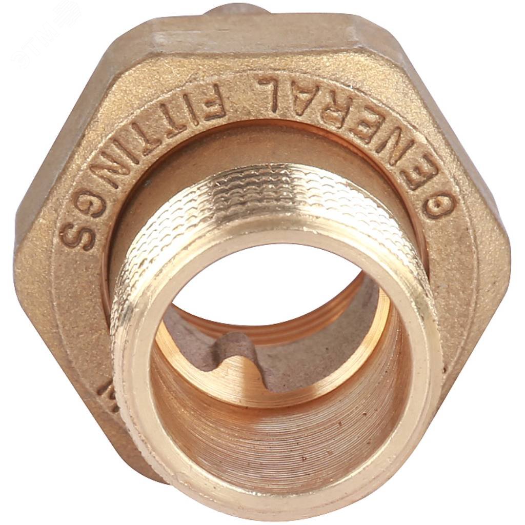 Соединение разъемное 'американка' ВН, уплотнение под гайкой o-ring кольцо 1/2 SFT-0040-000012 STOUT - превью 5