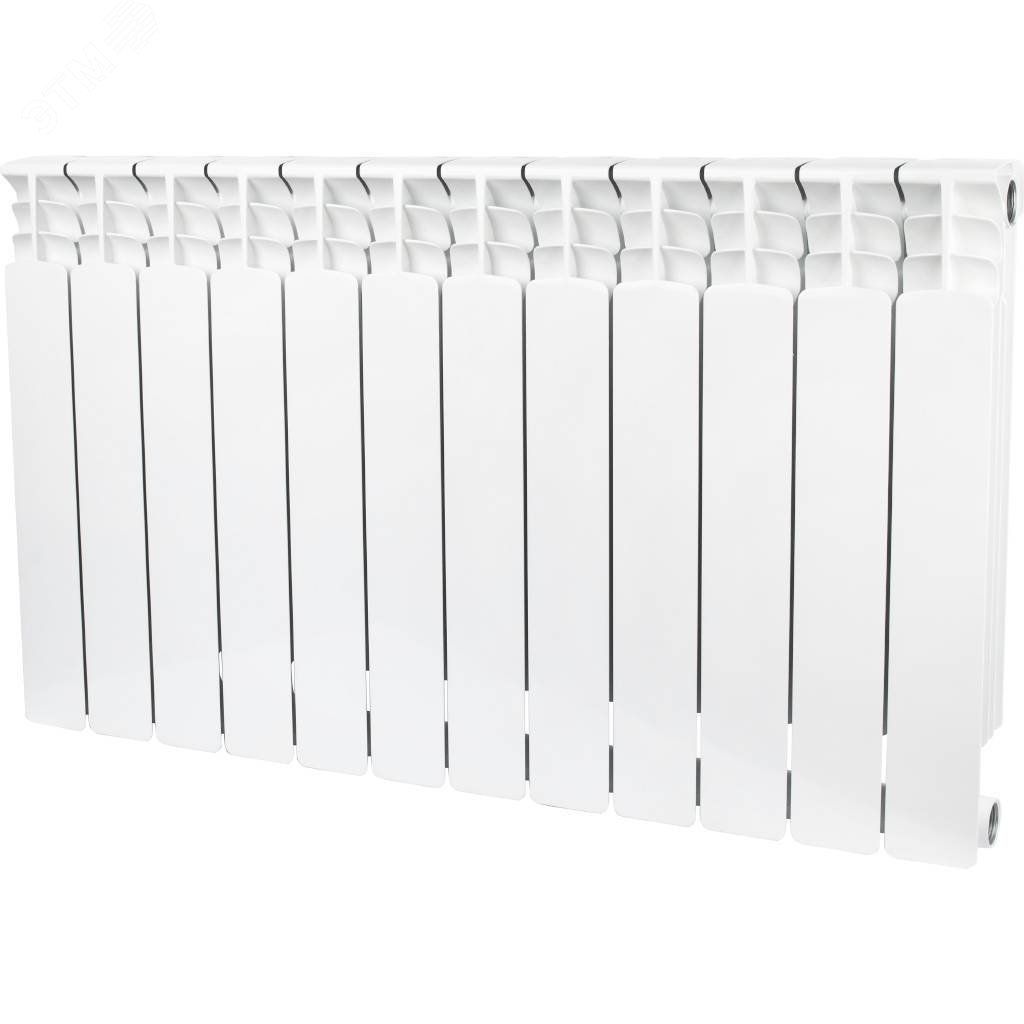 Изображение товара Биметаллический секционный радиатор серии Space 500/90/12 боковое подключение