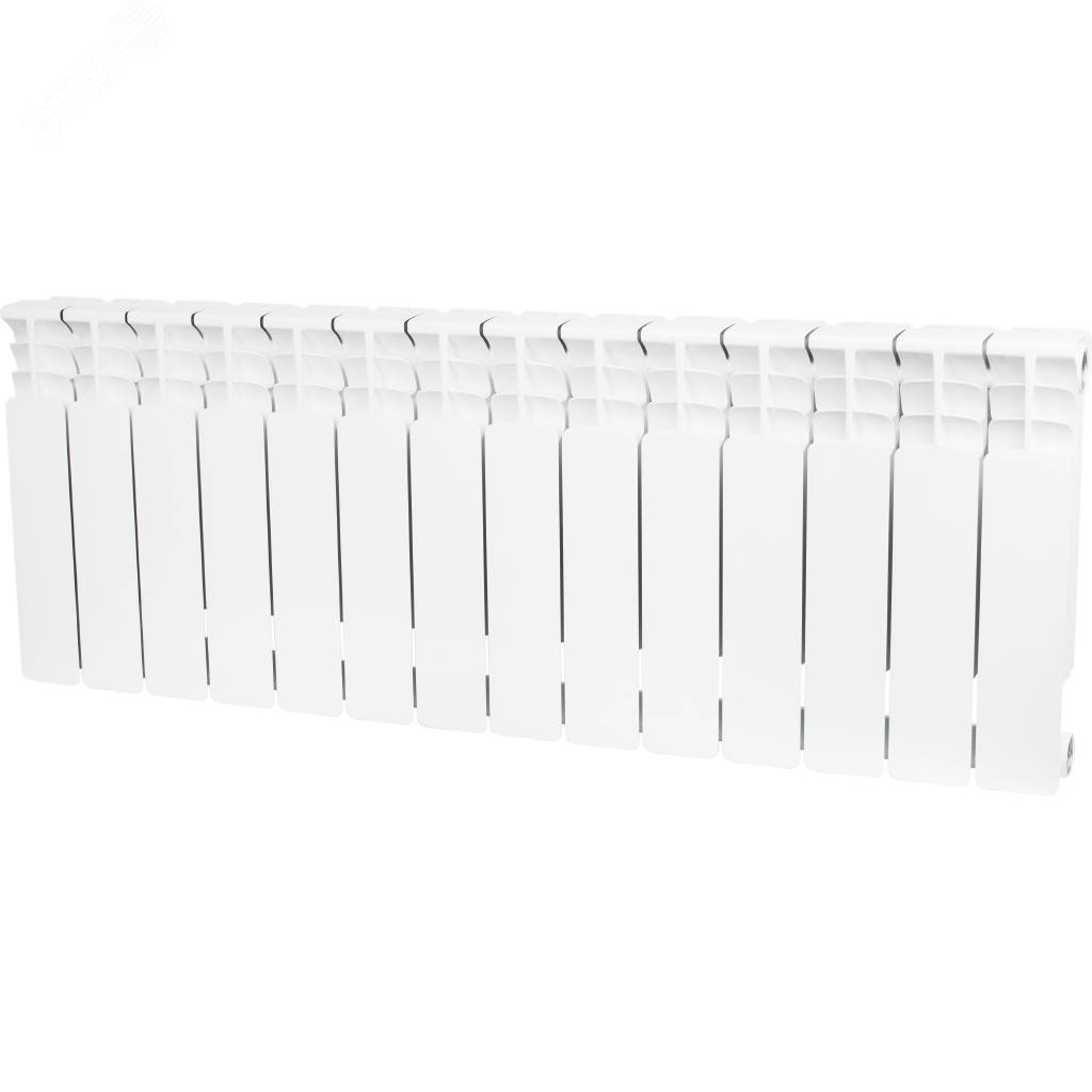 Изображение товара Радиатор биметаллический секционный Space 14 секций боковое подключение