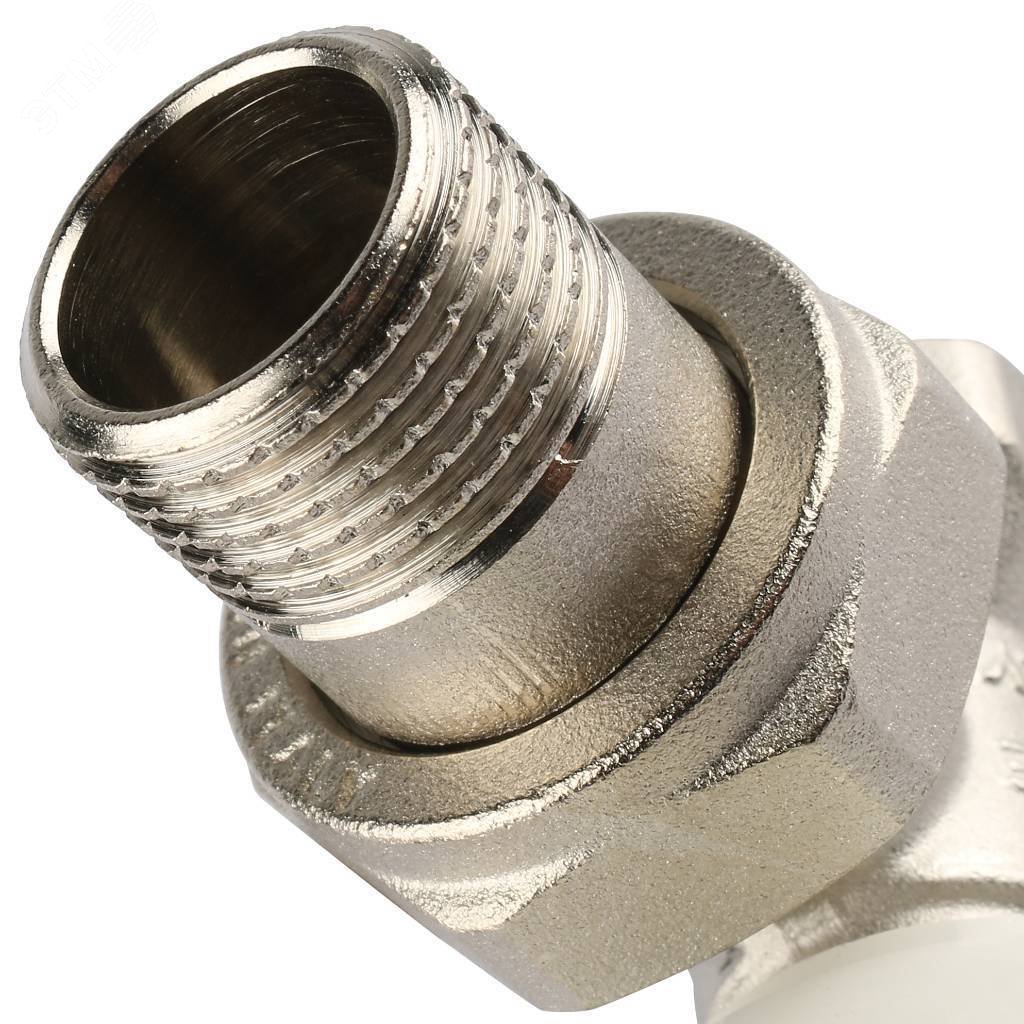 Клапан ручной терморегулирующий с неподъемным шпинделем, угловой 1/2 SVRs 1152 000015 STOUT - превью 5